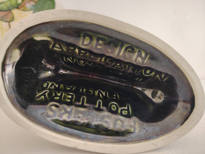 Rare Large Vintage Seahorse Glug Jug by Fosters Pottery