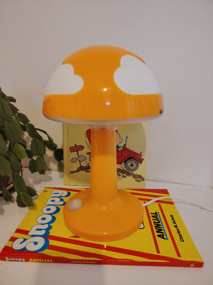 Orange 90's IKEA "Skojig" Cloud Lamp