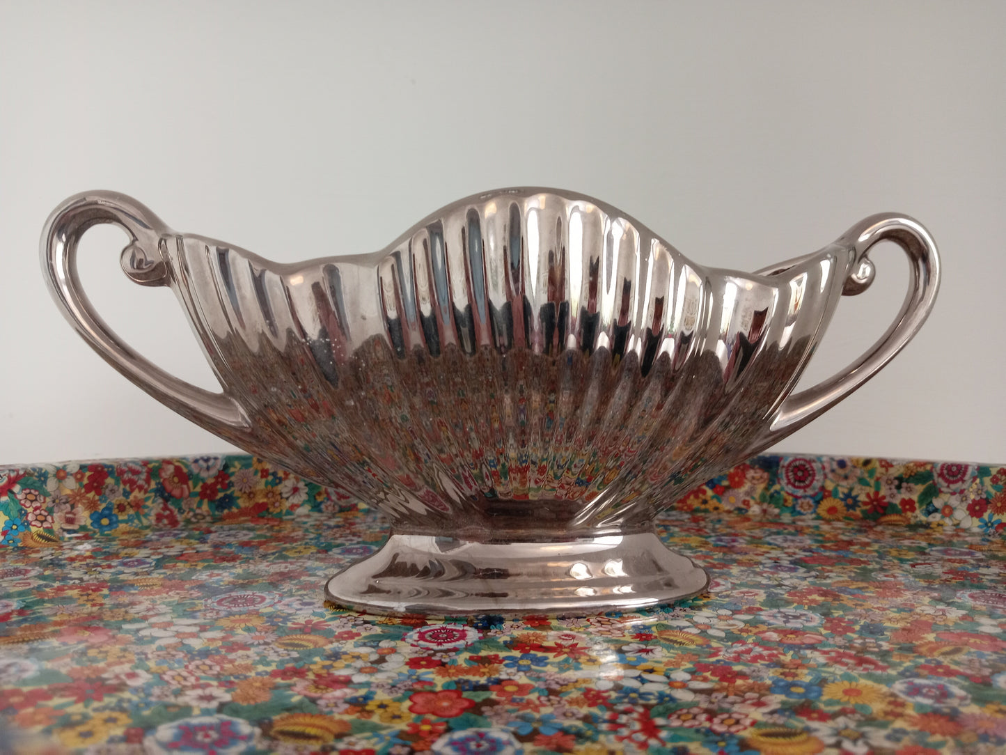 Rare Royal Winton Silver Mantle Vase