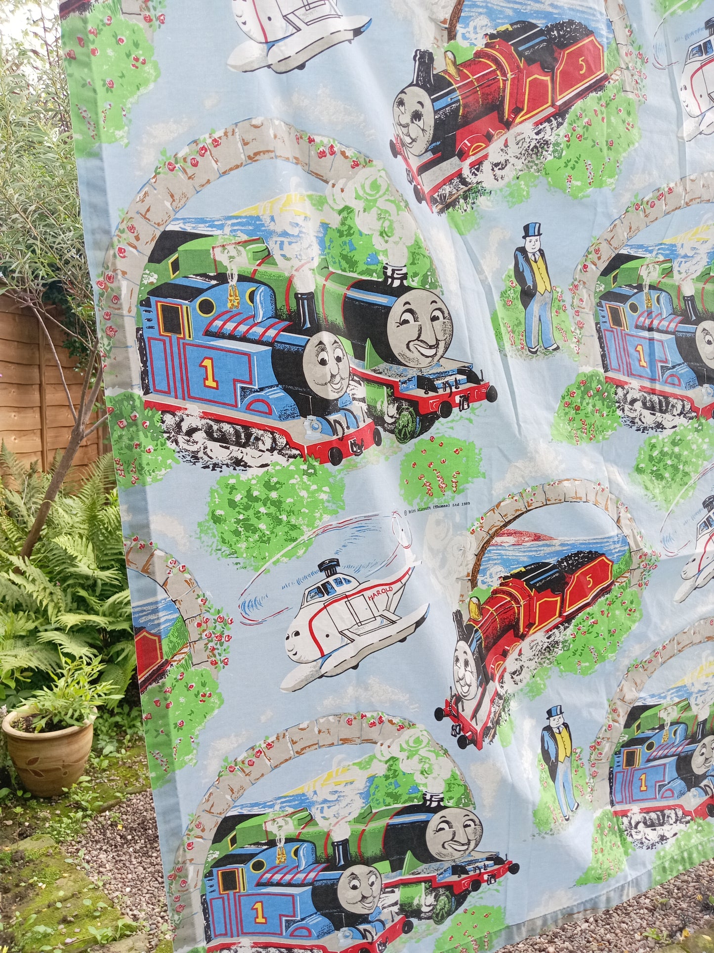 Vintage Thomas the Tank Engine Curtains