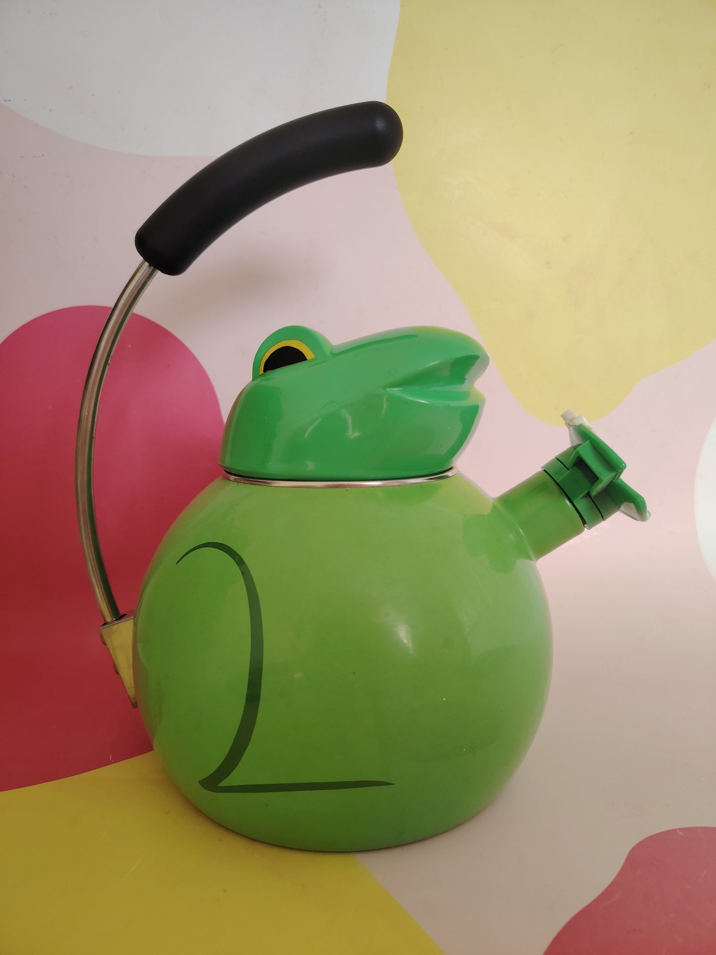 Vintage 80's Copco Frog Whistling Kettle/ Tea Pot