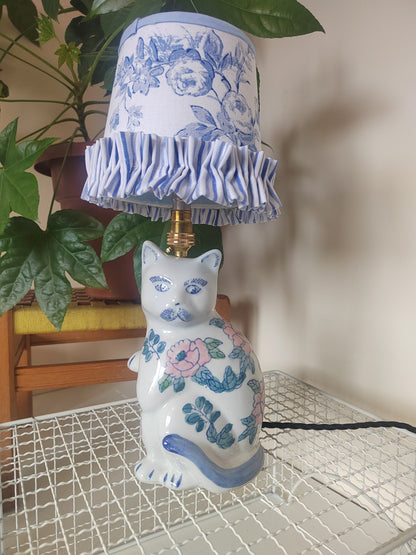 Upcycled Cat Lamp