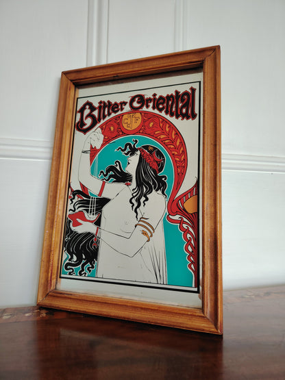 Rare 60's "Bitter Oriental" Picture Mirror