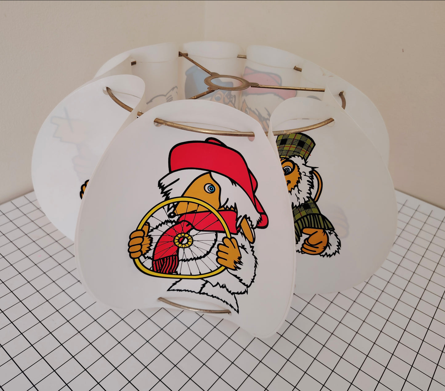 Vintage 70's Wombles Lamp Shade