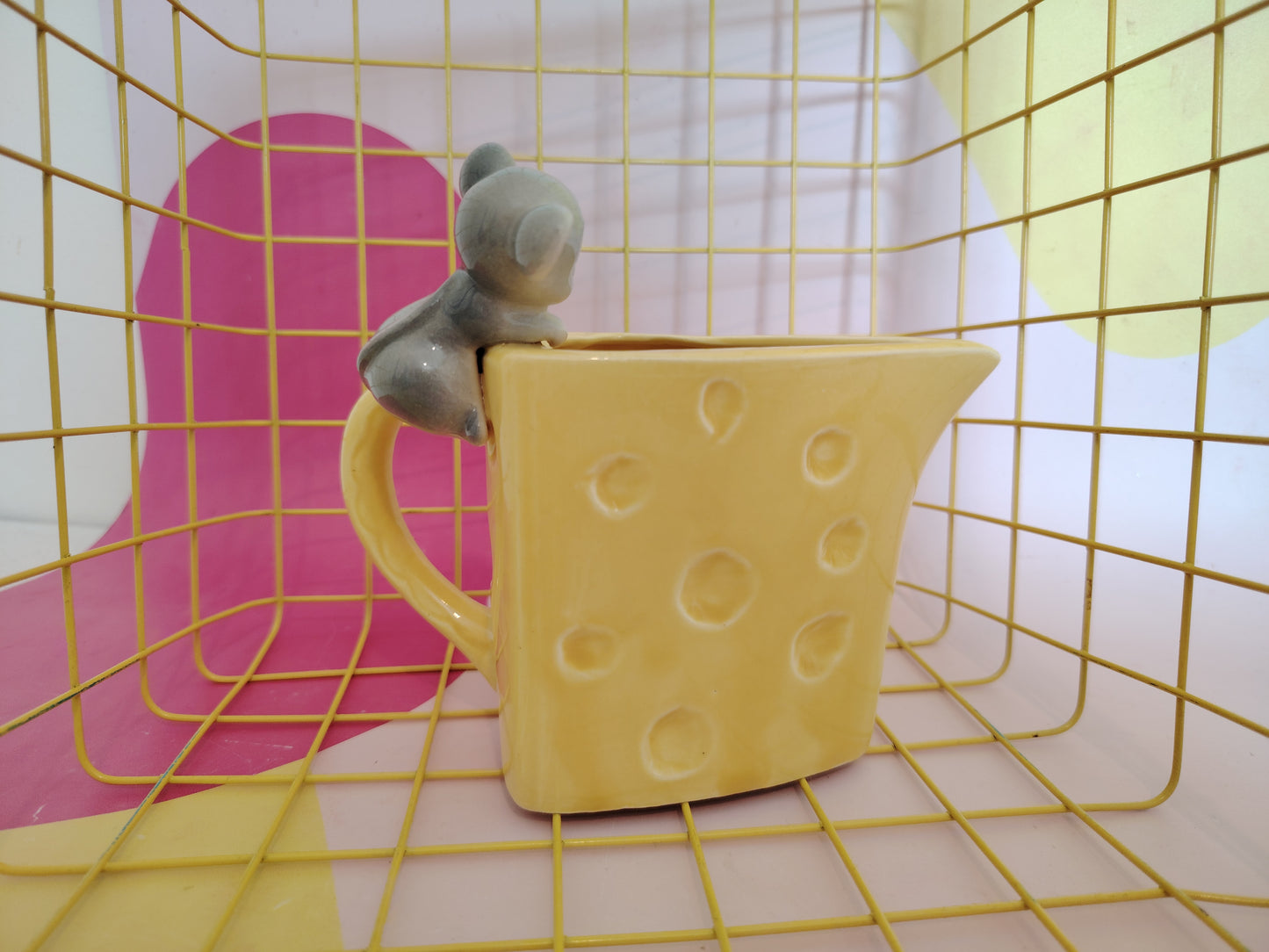Vintage 60's Cheese and Mouse Jug