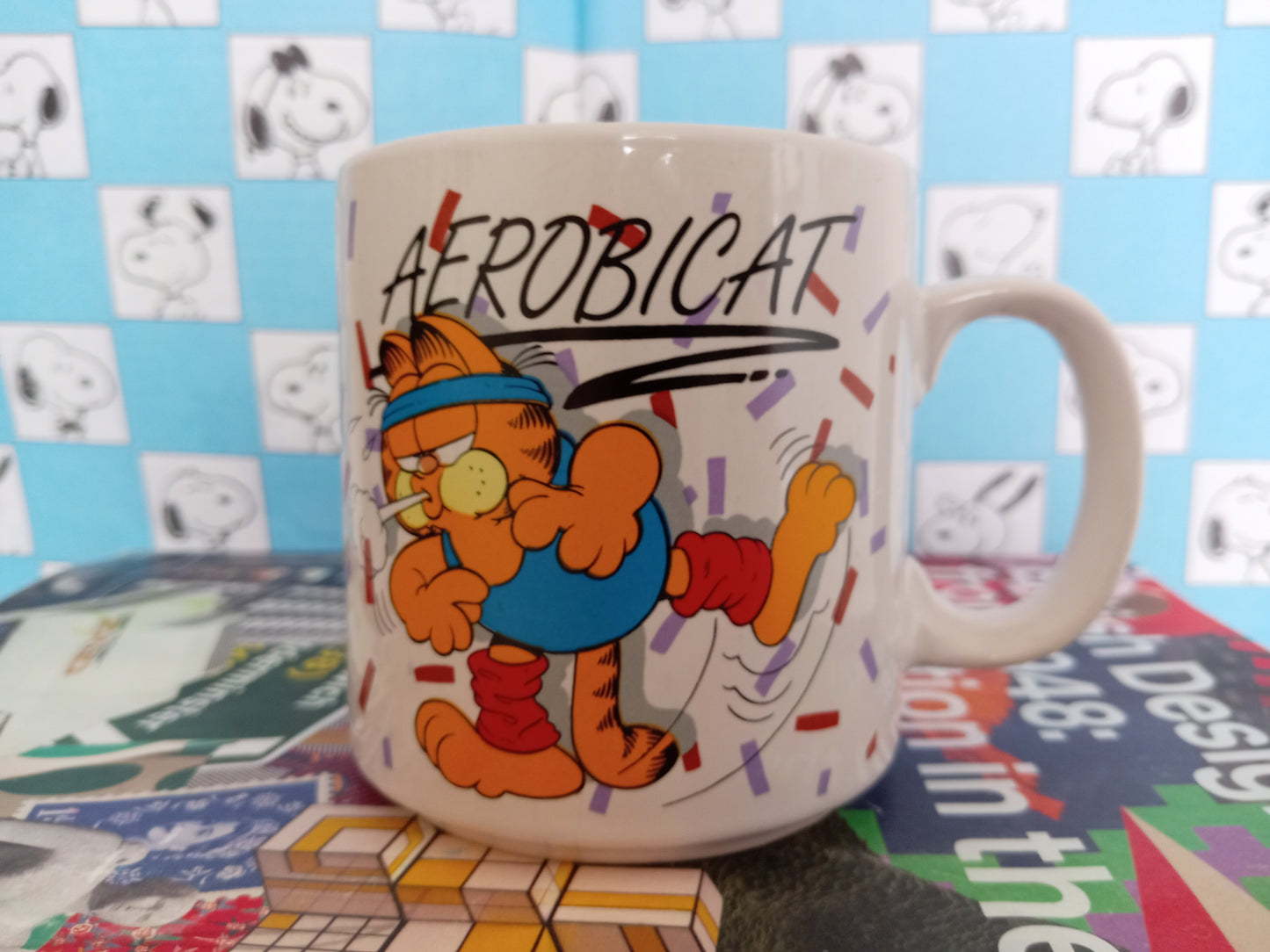 Vintage 1980's Garfield Mug