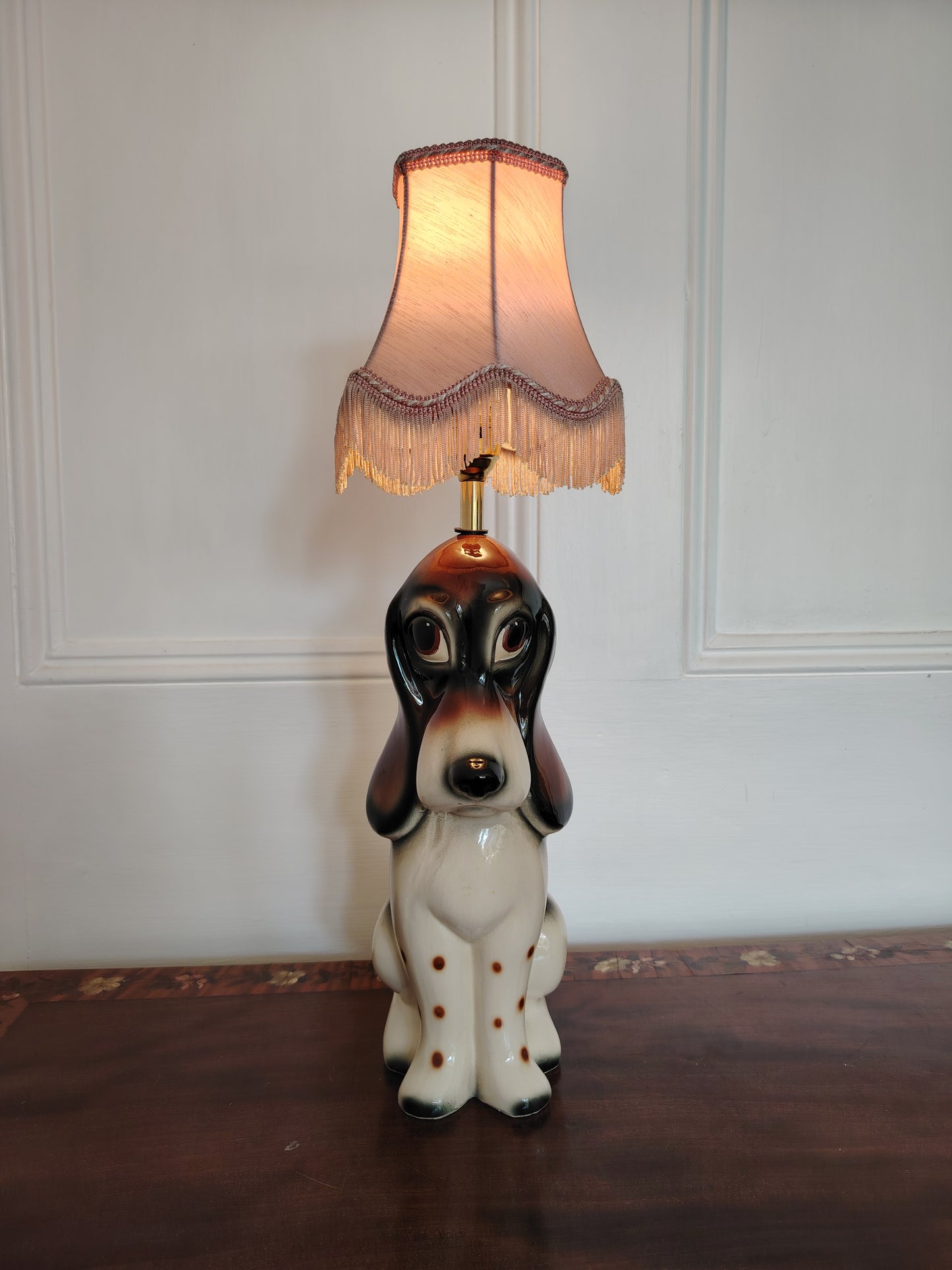 Vintage Reworked Jema Holland Hound Lamp