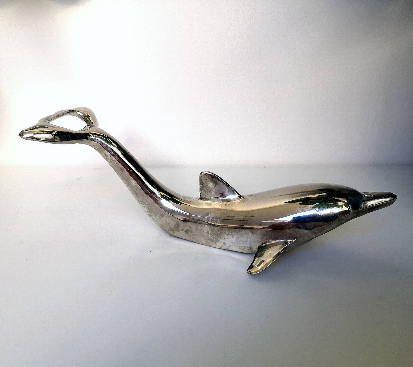 Vintage Silver Dolphin Bottle Opener