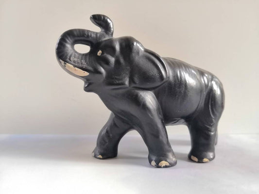 Vintage 50's Sylvac Elephant Ornament