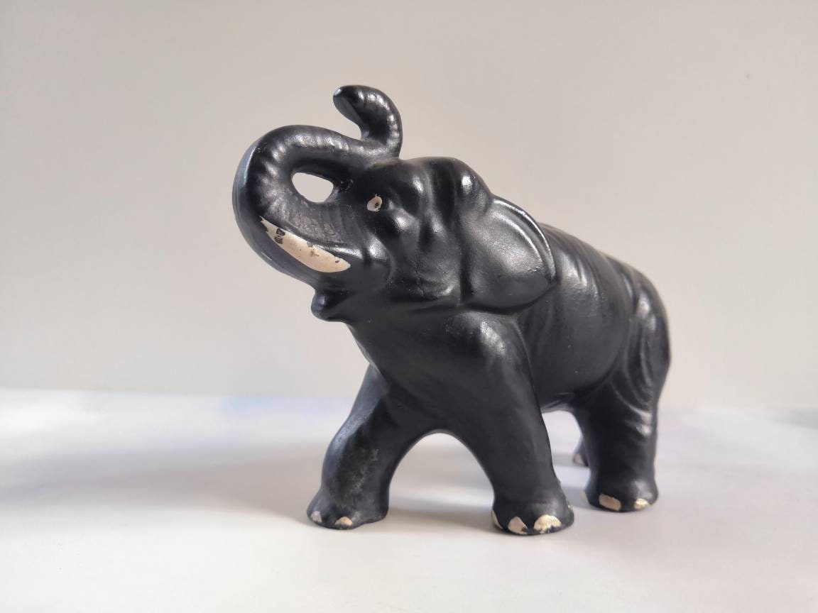 Vintage 50's Sylvac Elephant Ornament