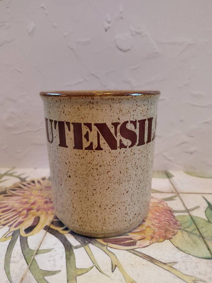 1970's Vintage Utensils Pot