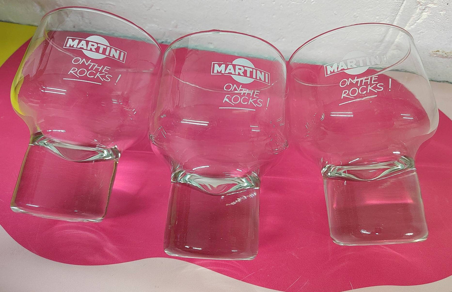 Set of 3 Martini on the rocks Tumblers