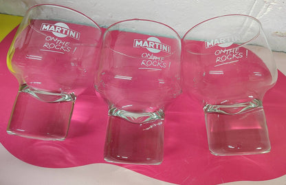 Set of 3 Martini on the rocks Tumblers