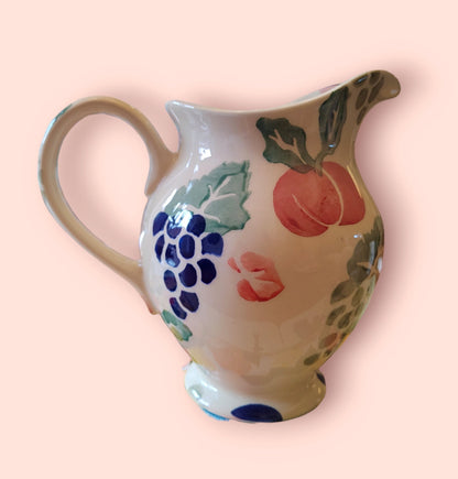 90's Royal Winton "Bordeaux" Sponge Ware Jug/ Vase