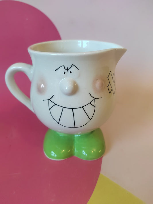 90's smiley face fun milk jug