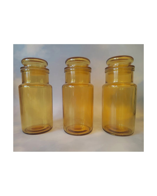 Vintage Amber Glass Apothecary Bottle/ Belgium Glass Bottle/Listing for 1/ 3 Available